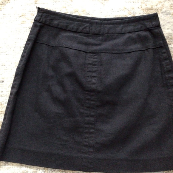 Inc International Concepts black twill skirt size 2P - Picture 3 of 5